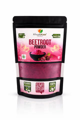 Pure beetroot powder by Khuskkaar Naturals in hygienic packaging