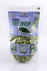 khuskkaar naturals dried spring onion flakes pack
