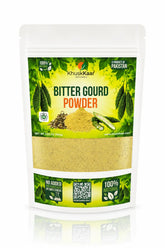 Khuskkaar Naturals Bitter Gourd Powder 100g Front Packaging