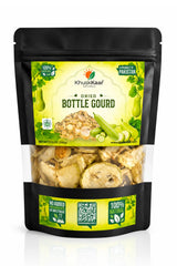 Khuskkaar Naturals Dried Bottle Gourd Slices 100g Front Packaging