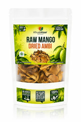 Khuskkaar Naturals Dried Raw Mango Ambi 100g Front Packaging