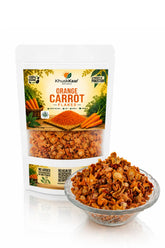 100% Natural Dehydrated Orange Carrot Flakes by Khuskkaar Naturals