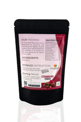 strawberry powder nutrition and storage packaging