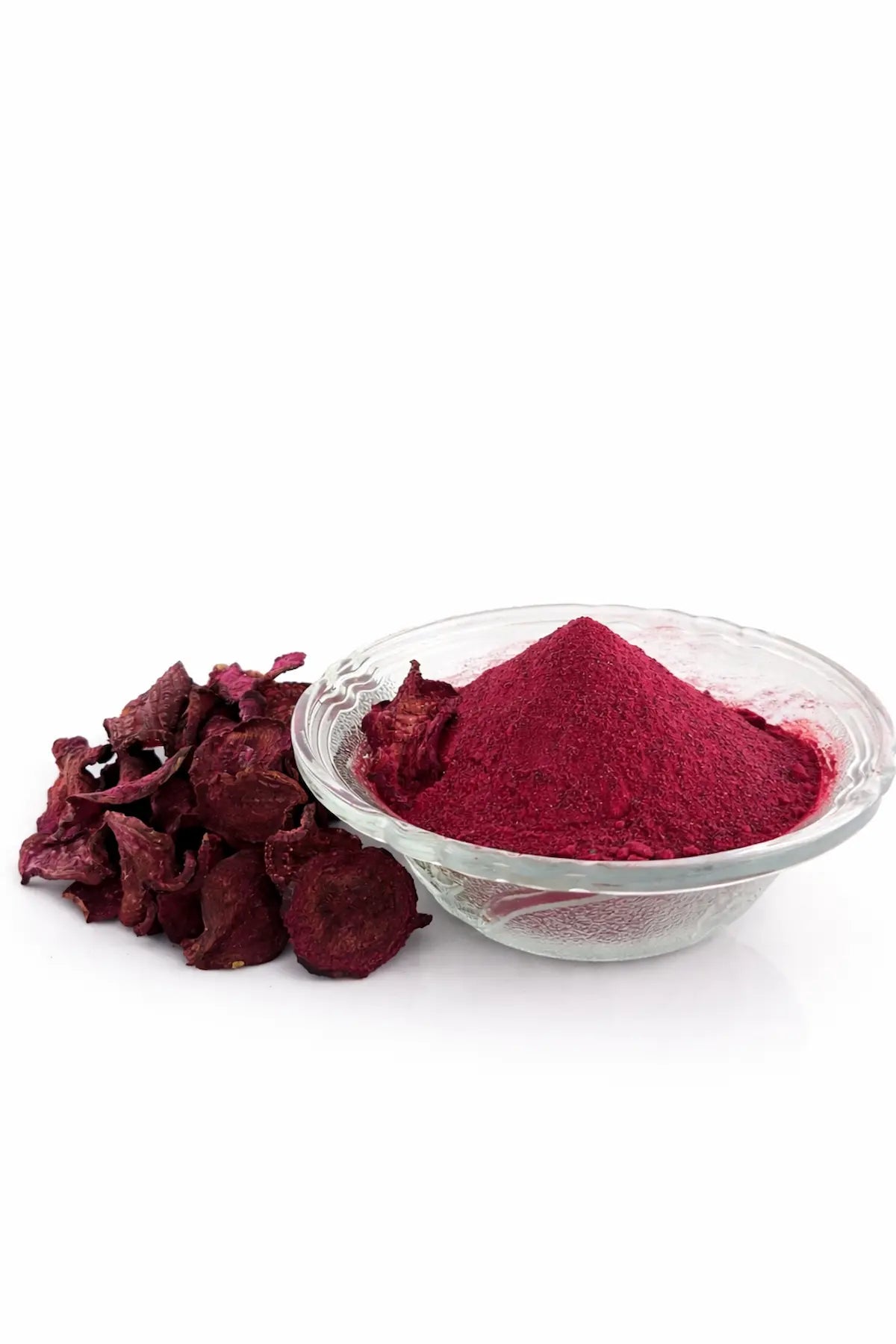 Beetroot powder used in smoothies, desserts, and healthy recipes