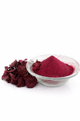 Beetroot powder used in smoothies, desserts, and healthy recipes