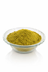 100% Natural Bitter Gourd Powder in Glass Bowl