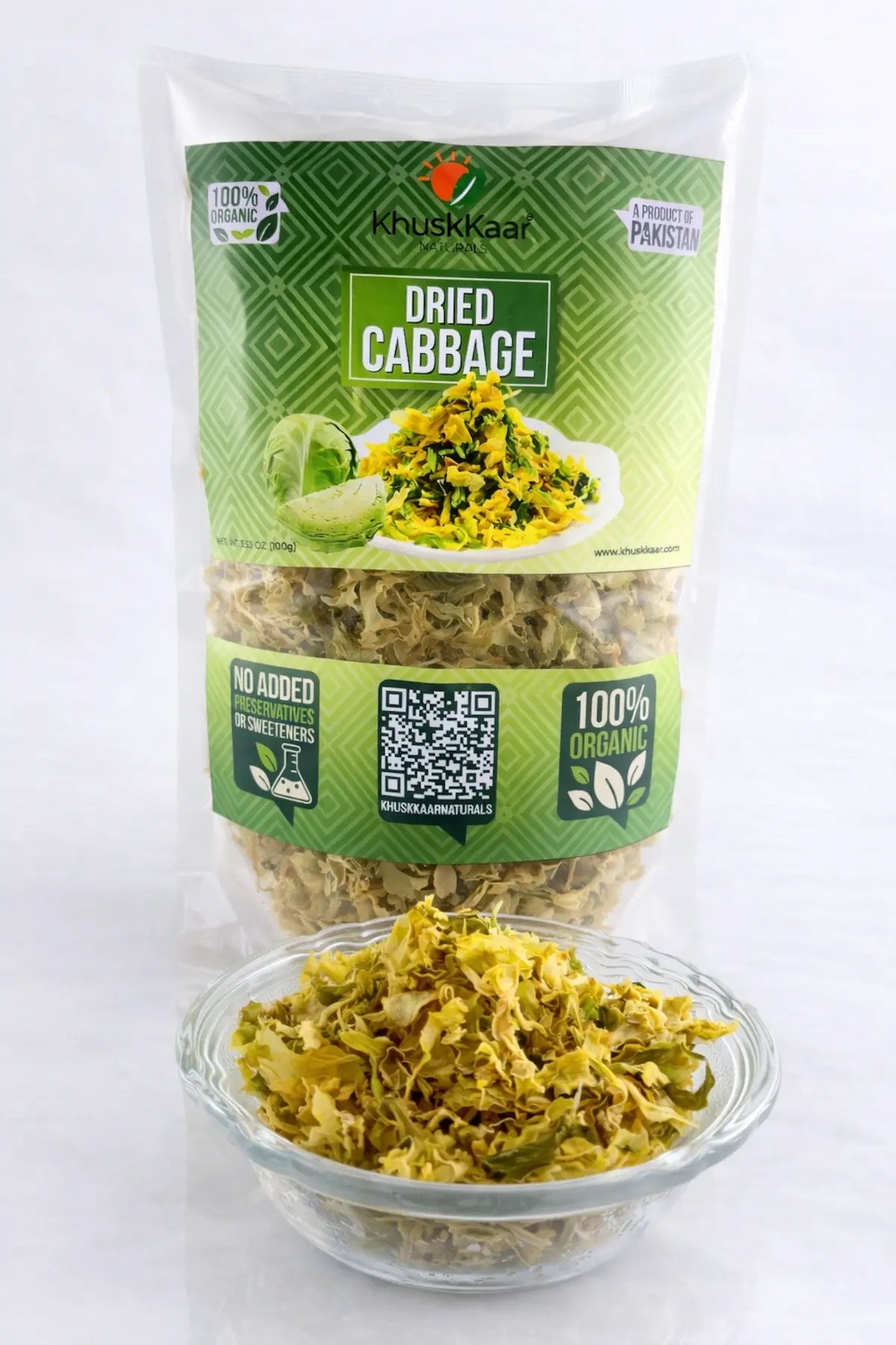 Dehydrated Dried Cabbage – 100% Natural | No Preservatives