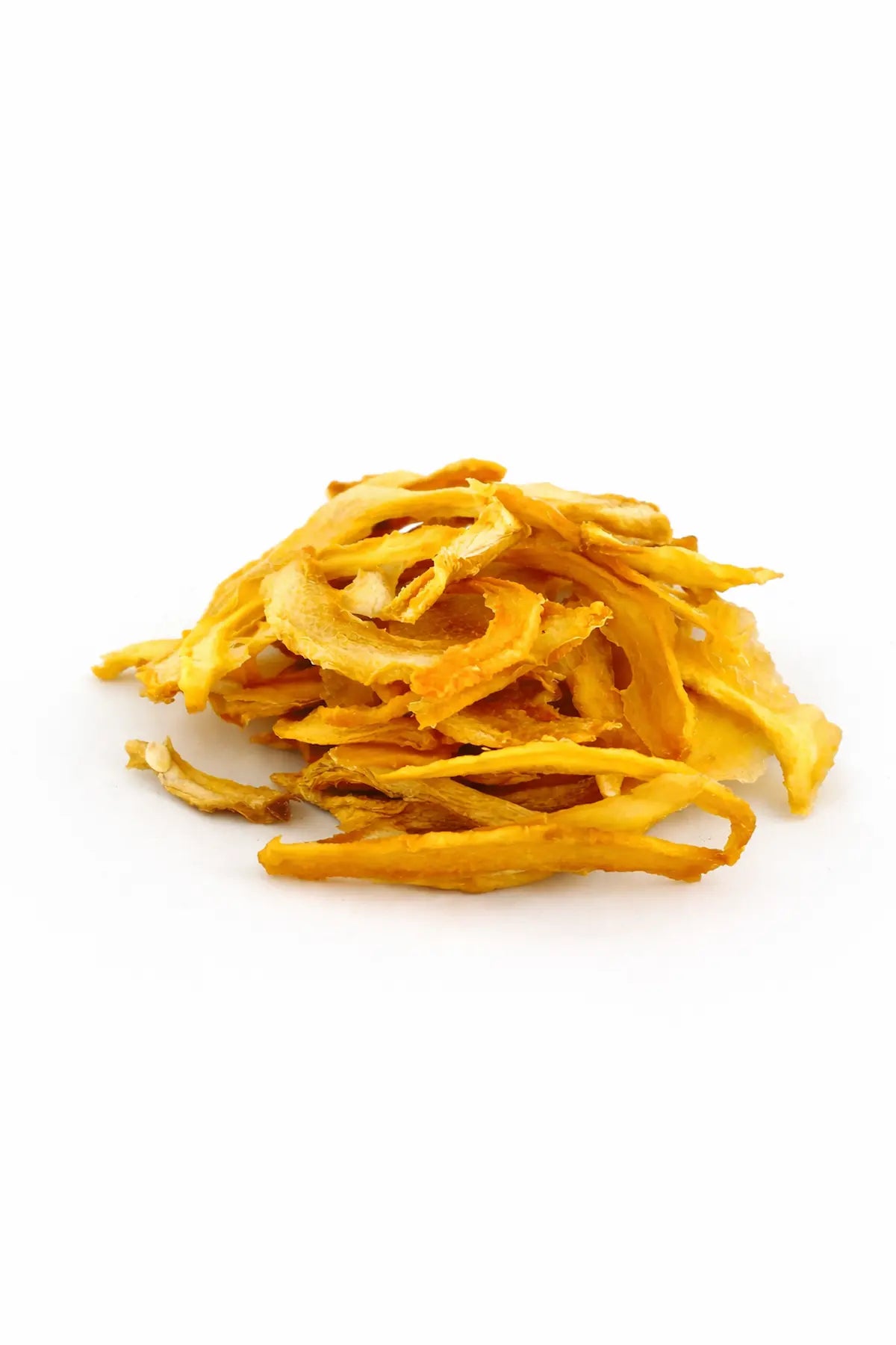 close up of dehydrated melon slices natural fruit snack