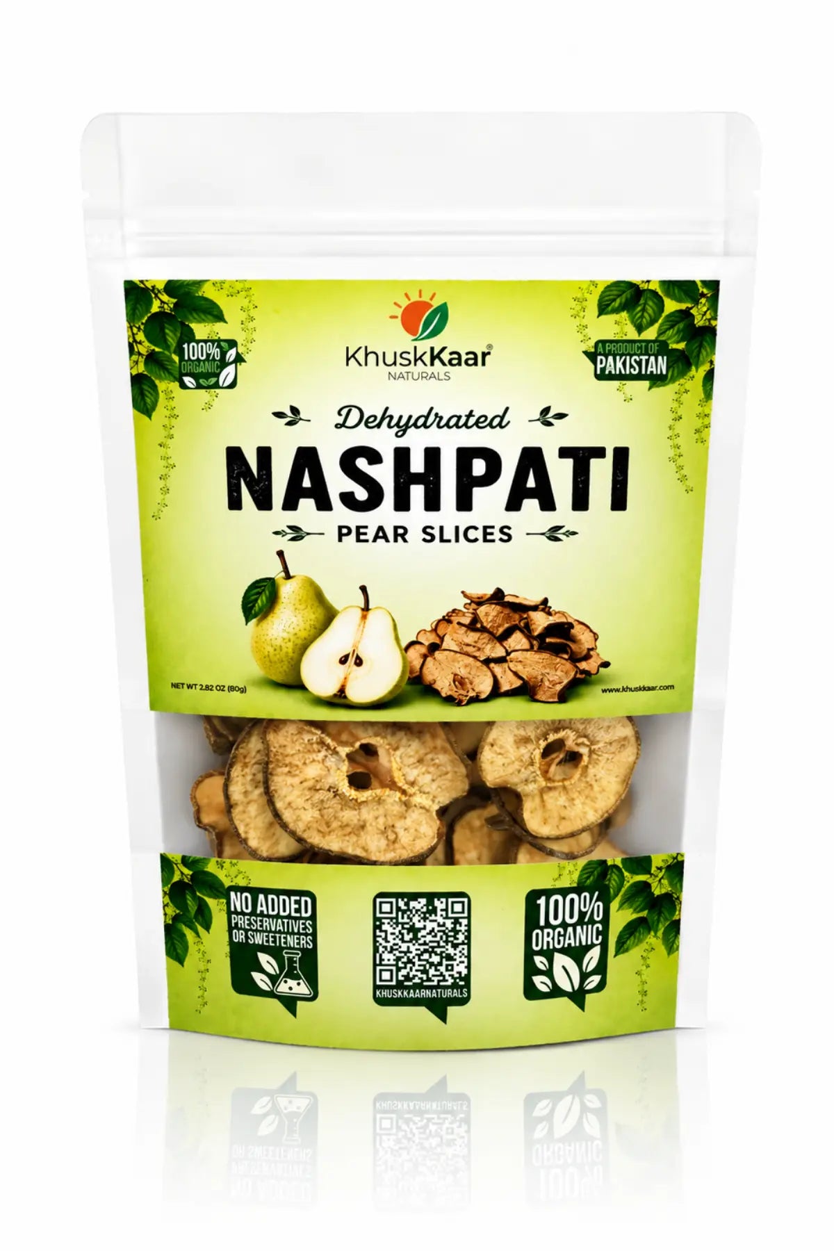 Dehydrated Nashpati Pear Slices by Khuskkaar Naturals