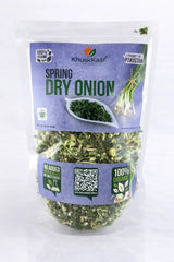 khuskkaar naturals dried spring onion flakes pack