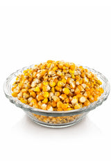 Premium Dehydrated Sweet Corn Kernels on White Background