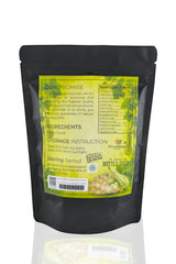 Back Label of Khuskkaar Naturals Dried Bottle Gourd Slices