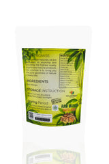 Back Label of Khuskkaar Naturals Dried Raw Mango (Ambi)