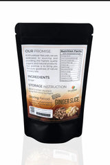 ginger slices nutrition facts and ingredients label