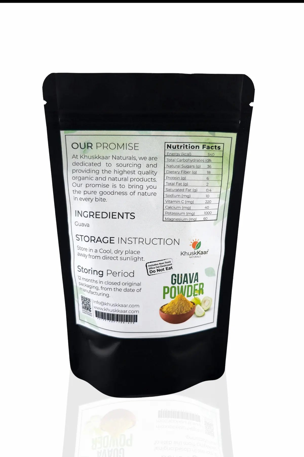 guava powder nutrition facts and ingredients KhuskKaar