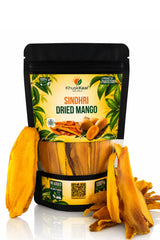 Sindhri dried mango slices with packaging by KhuskKaar Naturals