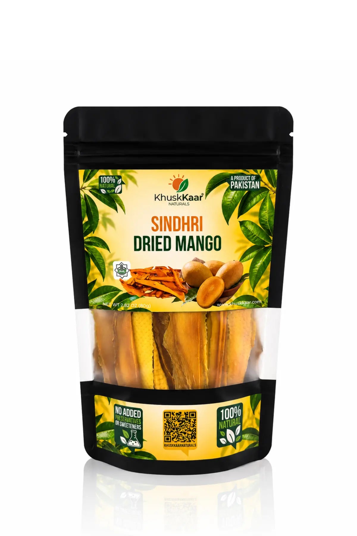 KhuskKaar Naturals Sindhri dried mango front packaging