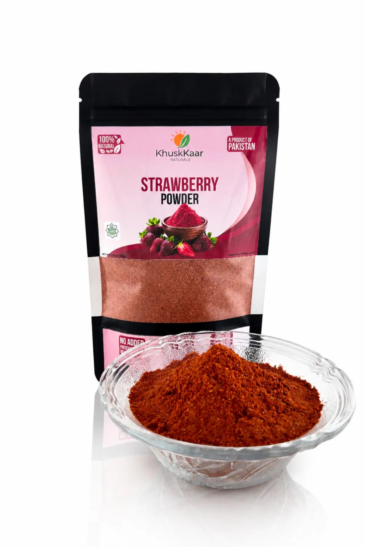 natural dehydrated strawberry powder for smoothies and baking