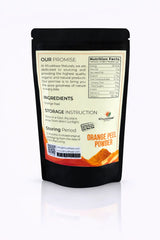 Ingredients and packaging of natural orange peel powder